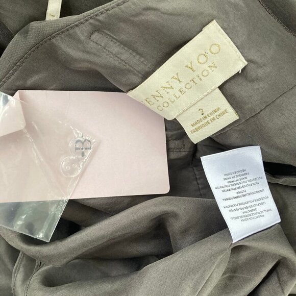 NWT Anthropologie BHlDN Jenny Yoo Elliya Maxi Dress Charcoal Gray Womens 2 - Picture 12 of 12